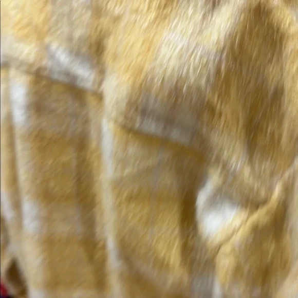 Topshop Yellow and White Plaid Shacket - Picture 7 of 8